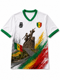Senegal 12 African Renaissance Edition football jersey front view by Pitch & Street